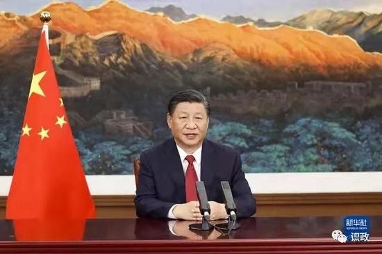 9月24日,国家主席习近平向2021中关村论坛视频致贺 新华社记者 黄敬文摄