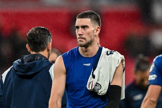 意媒：弗拉霍维奇可能是大腿肌腱受伤，若属实将缺阵至少2个月