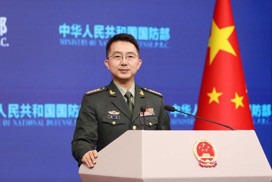 新任国防部新闻发言人蒋斌正式亮相