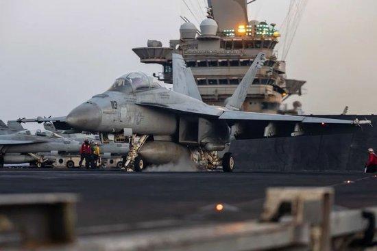 F/A-18“超级大黄蜂”战机 资料图片 央视新闻报道配图