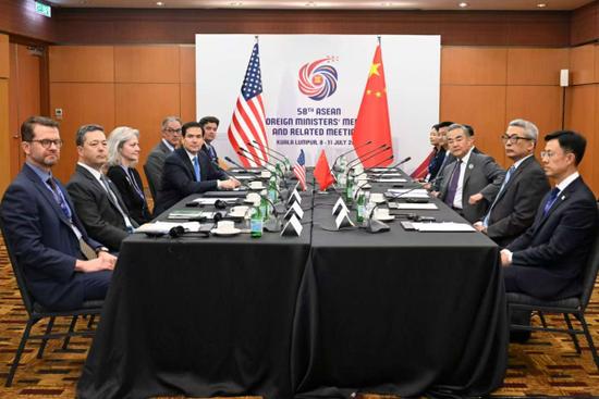 王毅会见美国国务卿鲁比奥