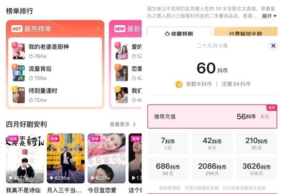 短视频平台的付费短剧