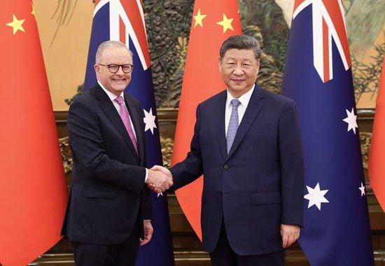 习近平会见澳大利亚总理阿尔巴尼斯