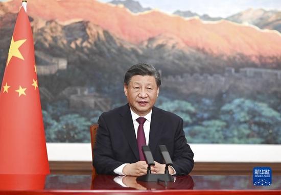 1月24日,拉美和加勒比国家共同体第七届峰会在阿根廷首都布宜诺斯艾利斯举行。应拉共体轮值主席国阿根廷总统费尔南德斯邀请,国家主席习近平向峰会作视频致辞。新华社记者 李学仁 摄