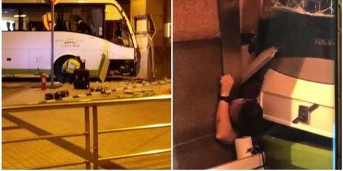 香港一旅游巴士失控酿惨剧:16人受伤 1人送医不治