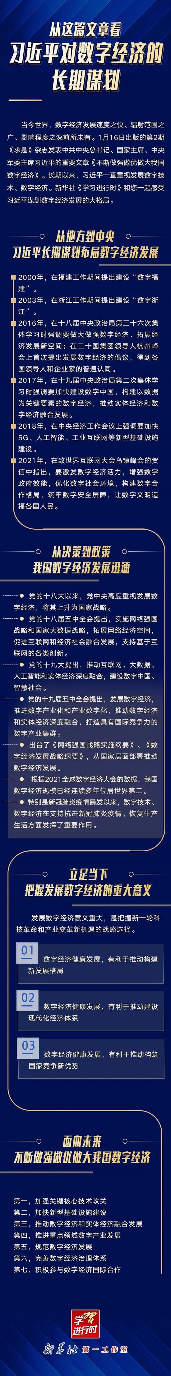 从这篇文章看习近平对数字经济的长期谋划