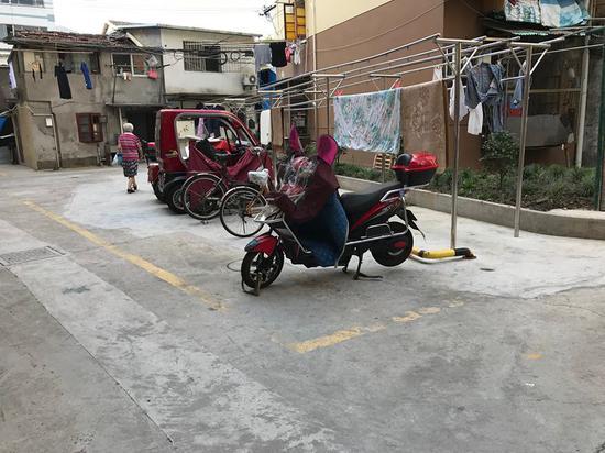 一六五弄的露天垃圾桶已经不见了