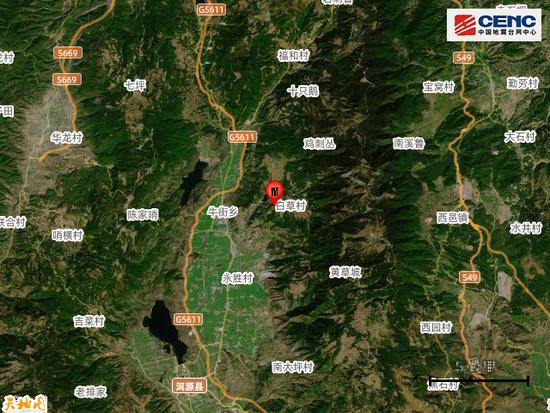 云南大理州洱源县发生5.0级地震 震源深度10公里