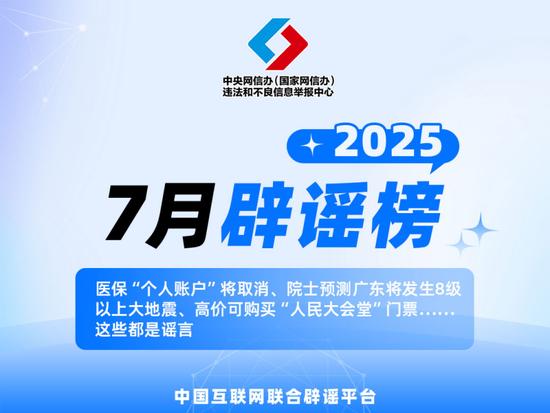 医保“个人账户”将取消、院士预测广东将发生8级以上大地震、高价可购买“人民大会堂”门票……这些都是谣言
