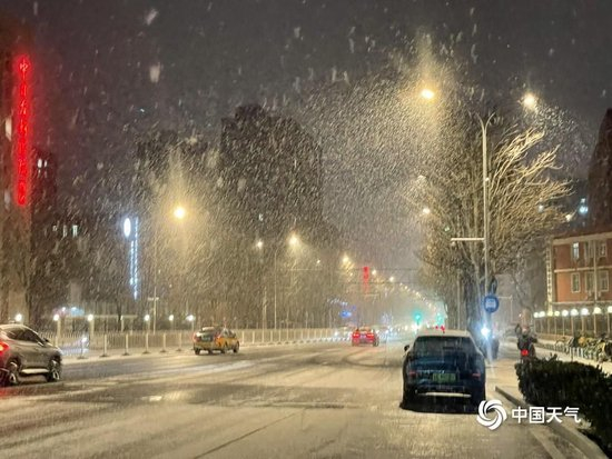 北京多地进入降雪主要时段 一组图看漫天雪花纷飞