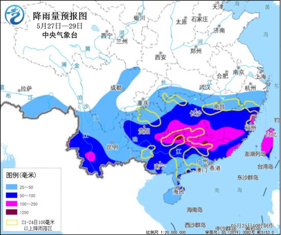 下周南方将迎今年来最强降雨过程,江南华南暴雨灾害风险高!
