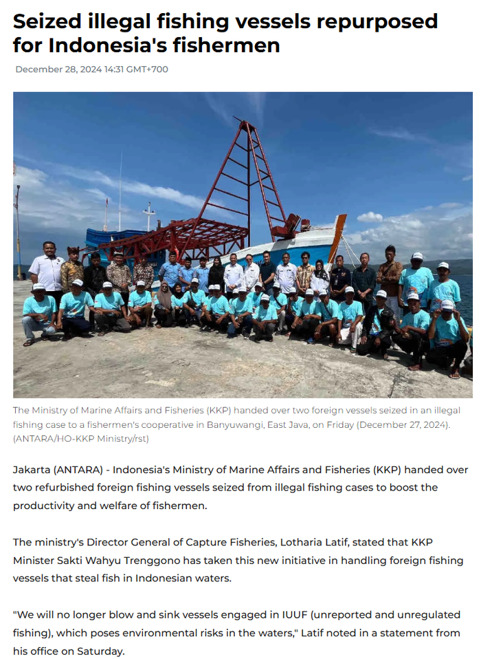 印尼炸毁31艘中国渔船？误导