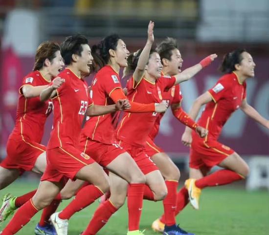 图源:中国女足官方微博