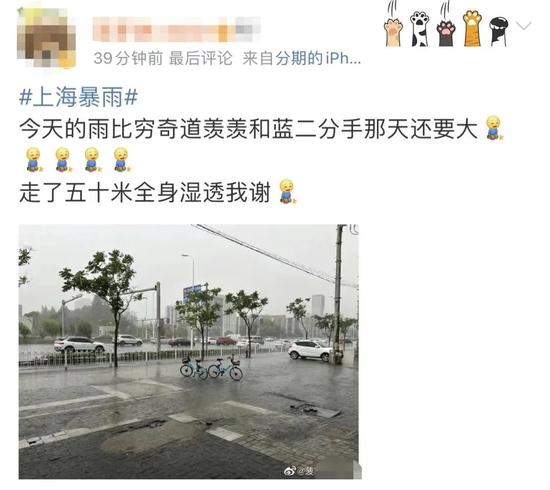 冰雹+高温＋雷电＋暴雨＋大风，上海五预警高挂！你拍到冰雹了吗？