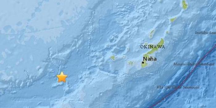 日本冲绳附近发生5.1级地震 震源深度107.1千