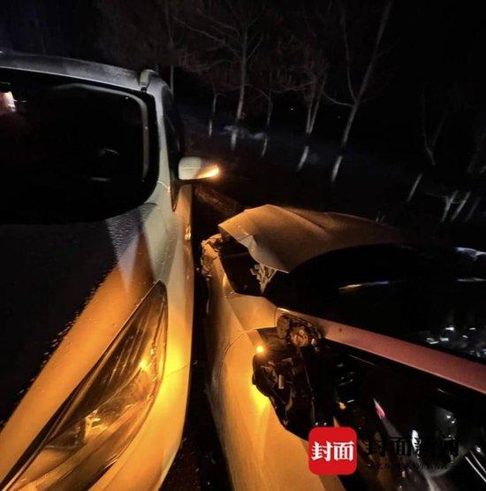 高速事故照片。（图源：网络）