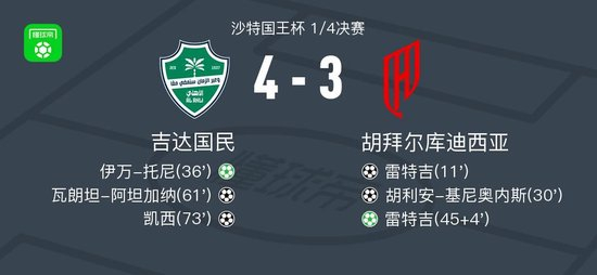 吉达国民4-3逆转胡拜尔库迪西亚