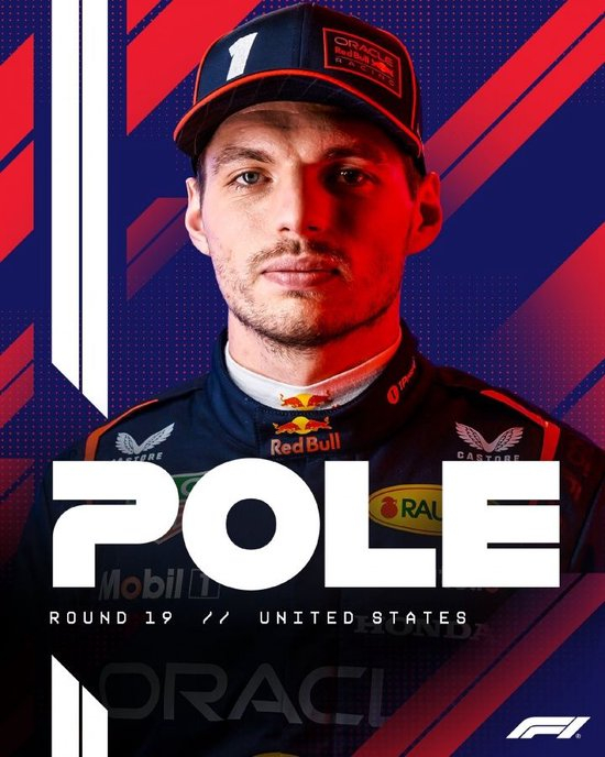 太快了!F1美国站排位赛:维斯塔潘杆位,诺里斯、勒克莱尔二三名