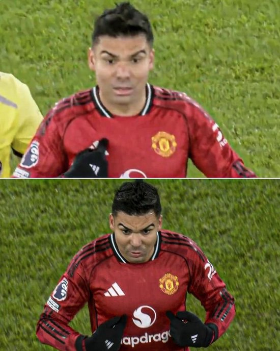 卡塞米罗不解！阿莫林解释换人：我觉得当时的情况他会很吃力