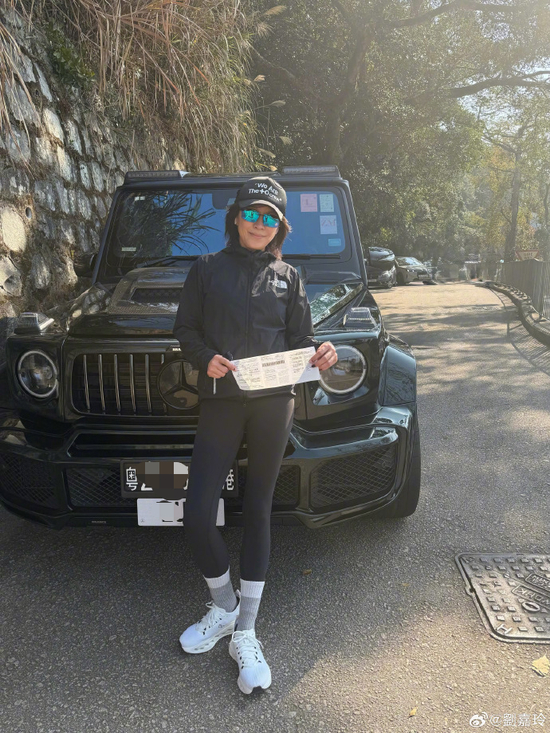 刘嘉玲晒罚单!网友吵翻……