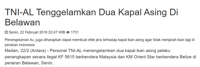 印尼炸毁31艘中国渔船？误导