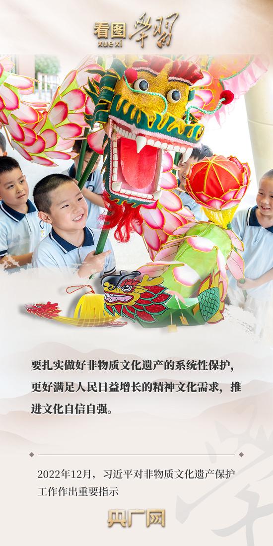 看图学习·文脉华章丨赓续中华文脉 跟着总书记品多彩“非遗”