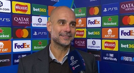 欧冠大轮换输球！瓜帅：从结果来看，轮换10名首发可能确实太过了