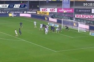 93分钟绝杀!国米2-1维罗纳距榜首1分 巴雷拉造乌龙泽林斯基破门