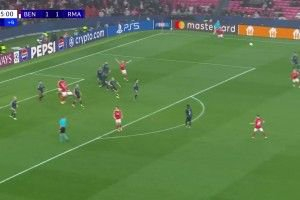 皇马2-4本菲卡排第9无缘直通 本菲卡第24极限晋级 门将特鲁宾绝杀