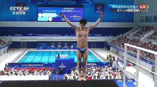 9金收官!跳水世界杯总决赛朱子锋、程子龙包揽男子10米台冠亚军