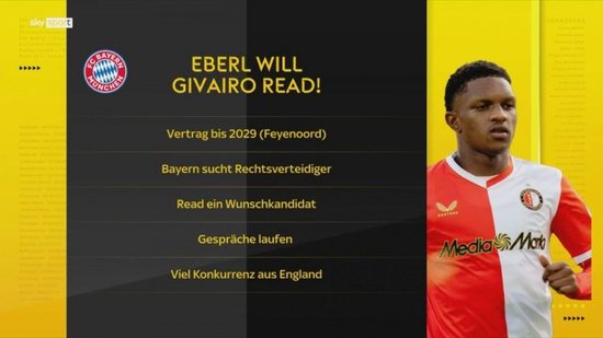 德天空:拜仁明夏前中后场都可能引援,已接触费耶诺德右后卫雷德