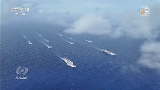 焦点访谈丨海上实兵训练首秀 福建舰电磁弹射战力拉满