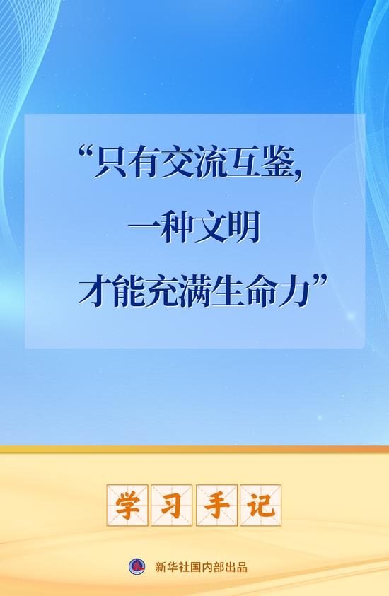 学习手记|“只有交流互鉴,一种文明才能充满生命力”