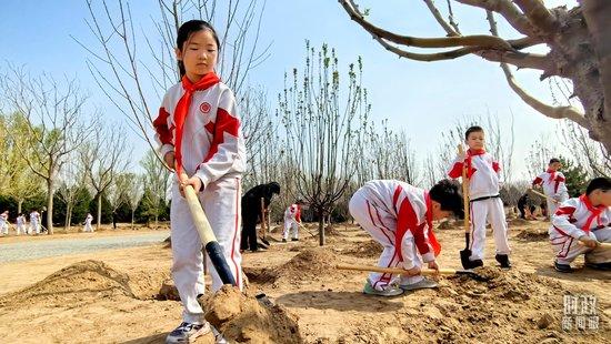 时政新闻眼丨再次参加首都义务植树活动，习近平强调绿化祖国要三者并举