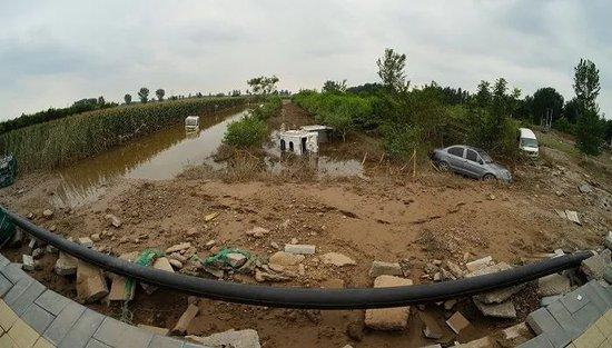 河北涿州市政府正统计受灾情况 ，村民：希望可以多给一些