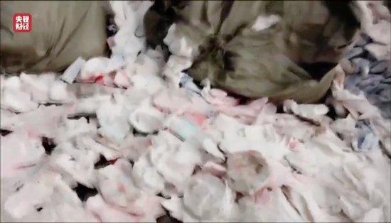 涉多个知名品牌!卫生巾、纸尿裤残次料,竟被翻新“二次销售”