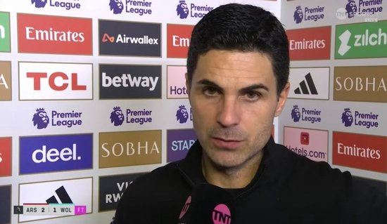 约克雷斯5场球荒,阿尔特塔:他跑位很好,球没能及时准确传到位