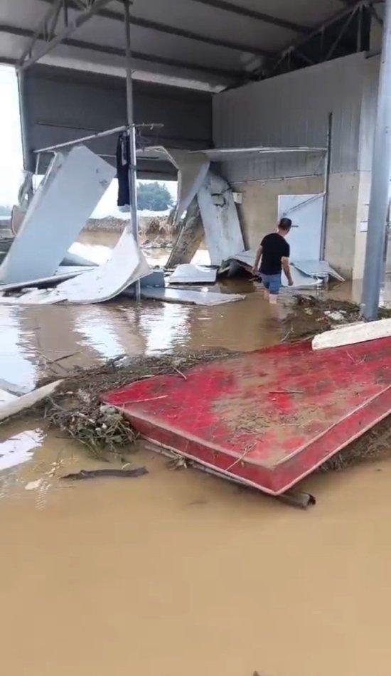 湖南平江有果园损失约400万：洪水浸泡十多个小时 一辈子心血没了