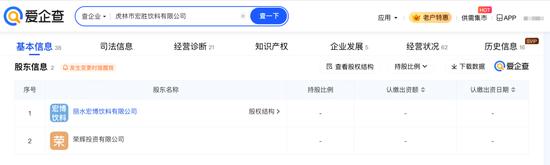 娃哈哈旗下多家公司近期更名为宏胜
