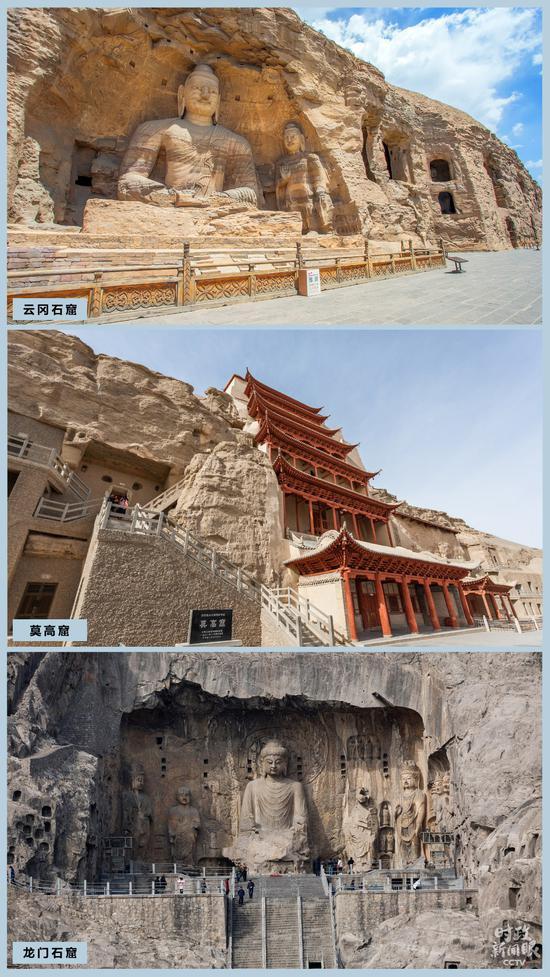 △中国三大石窟。