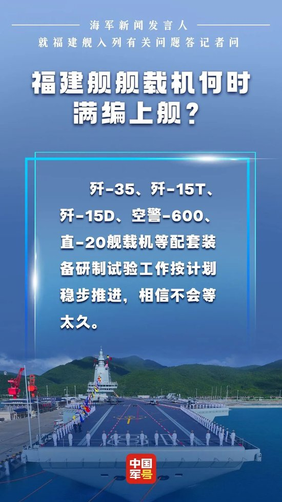 福建舰后,还会用哪个省份命名航母?海军回应
