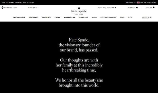 图片来源:Kate spade官网截图