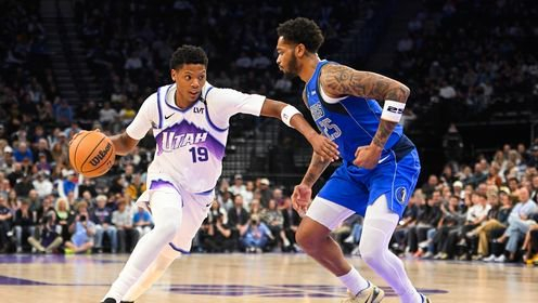 🏀季前赛-浓眉25+6 弗拉格11+7&13中3 独行侠轻取爵士