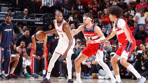 火箭三人20+轻取奇才!KD23+5 谢泼德11中8砍21分 萨尔25+11