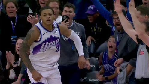 乔治准绝杀!爵士双加时送公牛5连败 马尔卡宁47+7 吉迪三双