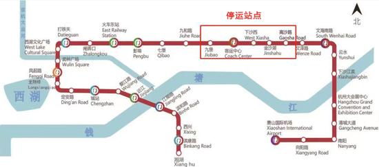 杭州地铁1号线5个站点今起停运！金沙湖公园下沉广场管涌最新情况