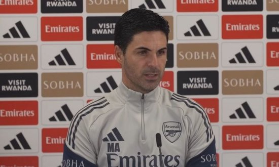 塔帅：马丁内利仍然缺席 希望哈弗茨厄德高等人北伦敦德比复出