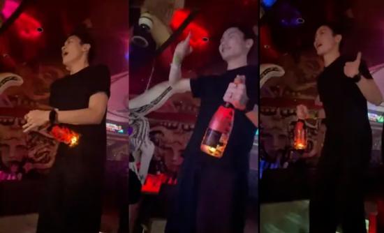 若山耀人在夜总会