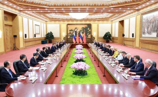 习近平同俄罗斯总统普京会谈