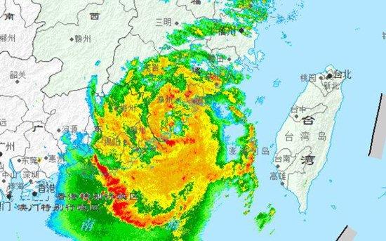 台风“杨柳”在福建漳浦县沿海再次登陆